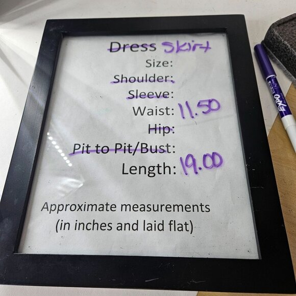 Women Midi Skirt Joe B Junior XS Black Pencil Pull On Zipper Dress Gothic Punk - Picture 4 of 6